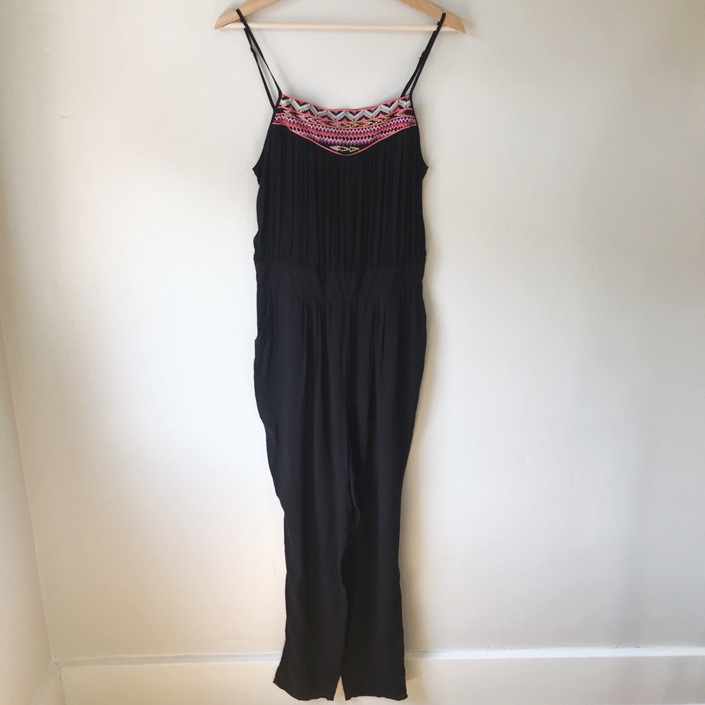 BcbgMaxAzria Embroidered Jumpsuit